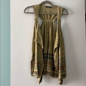 Nic & Zoe Aztec Style Sweeter Vest (S)